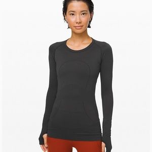 AUTHENTIC lululemon long sleeve block swiftly top
